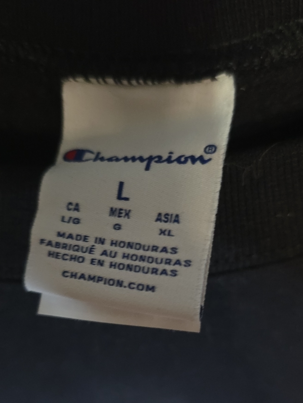 Champion Black Oregon State Pullover Sweatshirt with Orange Logo - Picture 3 of 4